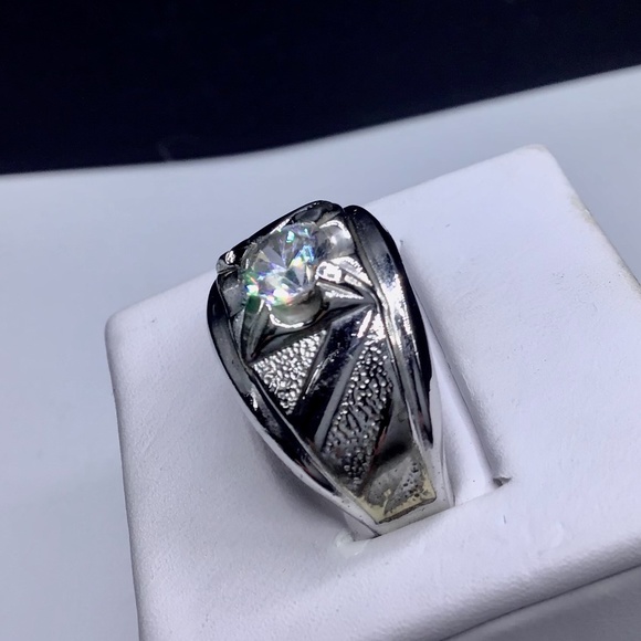 🌺Vintage Lind 14K GE & CZ Ring - Picture 11 of 14